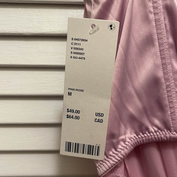 urban outfitters silk cowl-front corset - Picture 3 of 3